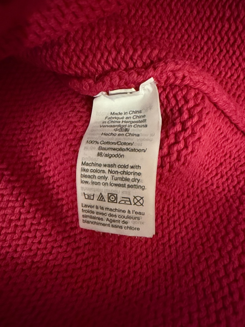 J. Crew Bright Pink Crewneck Cotton Sweater - Picture 3 of 4